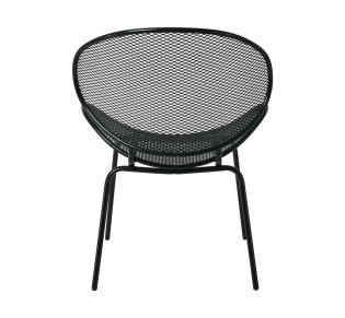 OLIVER Chair K/D Metal Mesh Black