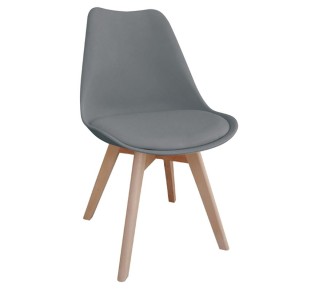 MARTIN Chair PP Grey (assembled cushion)