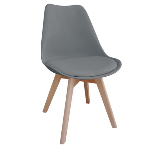 MARTIN Chair PP Grey (assembled cushion)