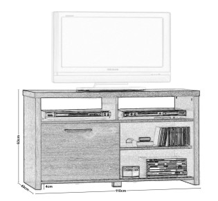 ANALOG TV Cabinet 110x45x63 Wenge