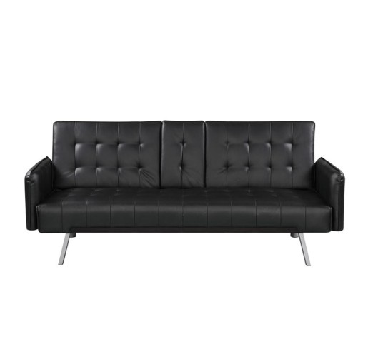 WELLS Sofa - Bed / Black PU