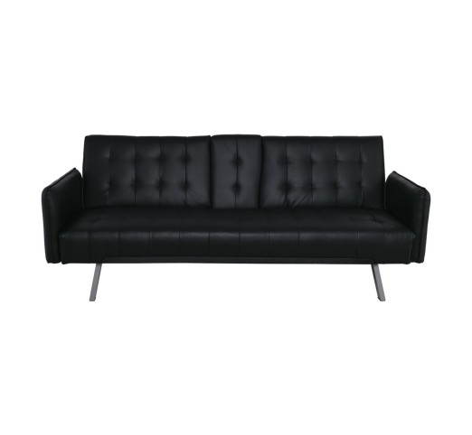 WELLS Sofa - Bed / Black PU