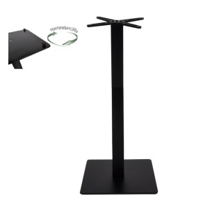 PRATO-R BAR 50x50cm Steel Base H109cm (adjustable feet)