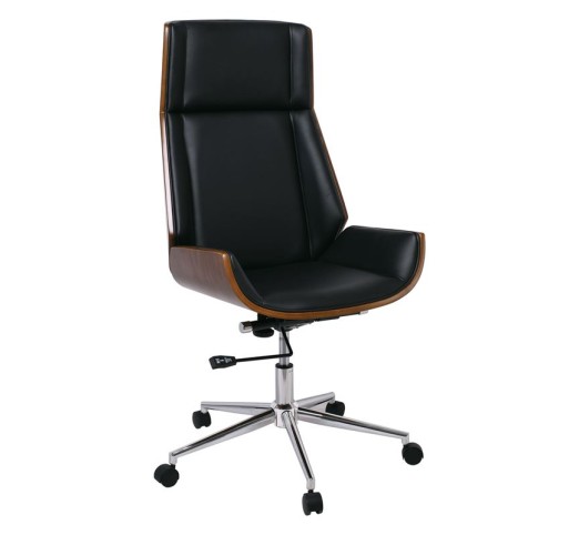 BF9850 Manager Armchair Walnut / PU Black