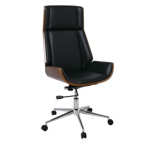 BF9850 Manager Armchair Walnut / PU Black