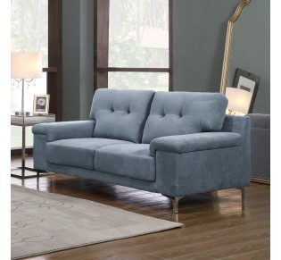 NOTE 2-Seater Sofa Blue-Grey Fabric 2