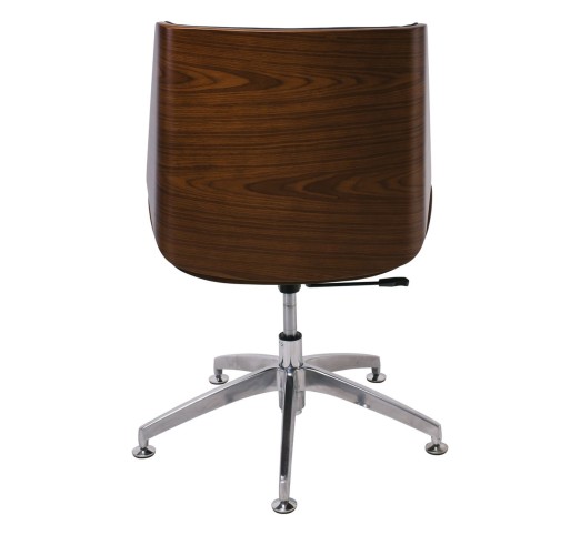 BF9860V Visitor Armchair Walnut/Pu Black