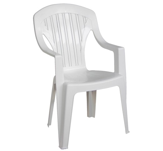 TROPEA PP Stackable Armchair White