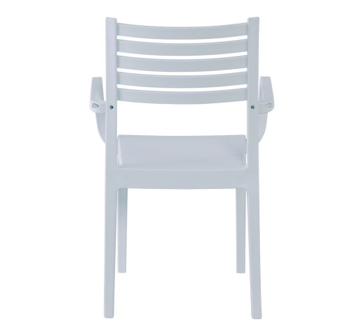 OLIMPIA Stackable Armchair PP-UV White