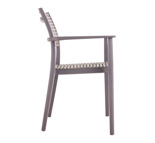 AKRON Πολυθρόνα / PP & UV Sand Beige - Tortora