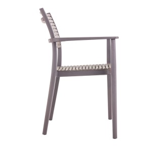 AKRON Πολυθρόνα / PP & UV Sand Beige - Tortora