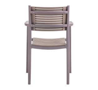 AKRON Armchair / PP & UV Sand Beige - Tortora