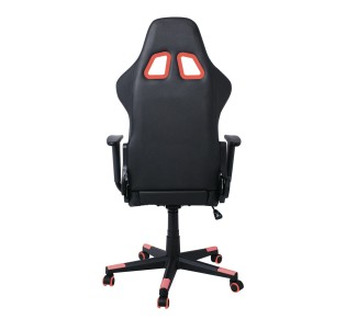BF9150 Gaming Πολυθρόνα Γραφείου, Ανάκλιση Πλάτης έως 90°, Pu Μαύρο - Κόκκινο