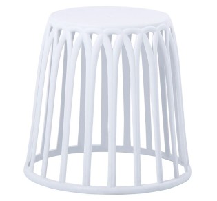 SABA Stacking Stool PP-UV White