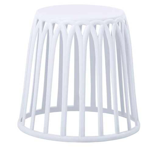 SABA Stacking Stool PP-UV White