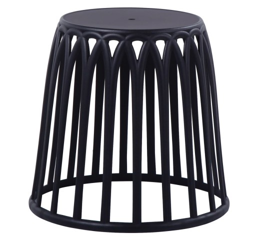 SABA Stackable Stool / PP - UV Black