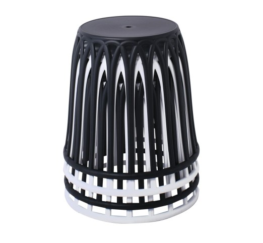SABA Stackable Stool / PP - UV Black