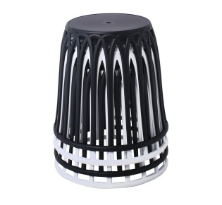 SABA Stackable Stool / PP - UV Black