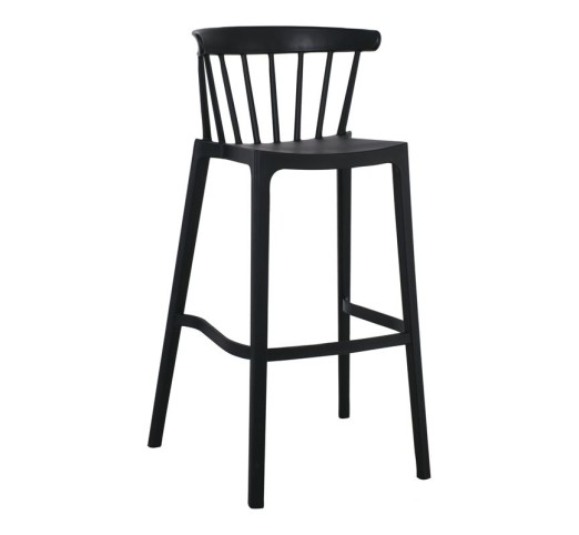 WEST Bar Stool PP-UV Black