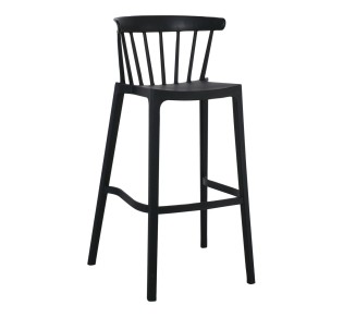 WEST Bar Stool PP-UV Black