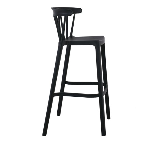 WEST Bar Stool PP-UV Black