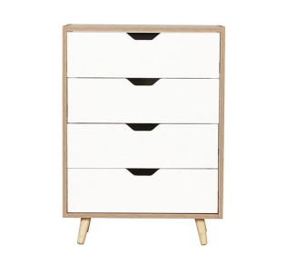 ALINA Drawer Chest 56x29x77 Sonoma/White