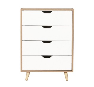 ALINA Drawer Chest 56x29x77 Sonoma/White