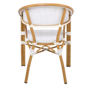 VEGERA Armchair Alu Natural/Textilene Ecru