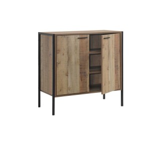 PALLET-W Shoe Cabinet 2 Doors 80x40x80 Antique Oak