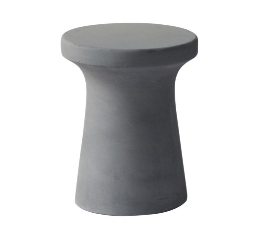 CONCRETE Σκαμπό Κήπου - Βεράντας Ø35cm / Cement - Grey