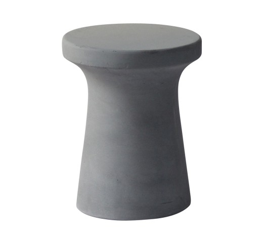 CONCRETE Σκαμπό Κήπου - Βεράντας Ø35cm / Cement - Grey