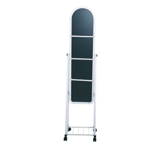 ROLLAND Small Floor Mirror Metal White