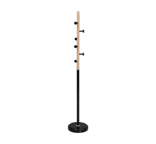 NORDIC Hanger - Coat Stand / Steel Black - Natural 2