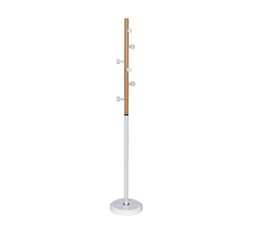 NORDIC Hanger - Coat Stand Steel White/Natural