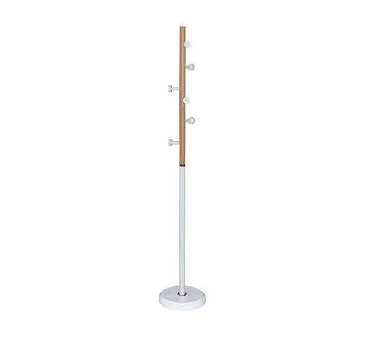 NORDIC Hanger - Coat Stand Steel White/Natural