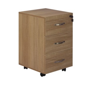 UNIT Mobile Pedestal with 3 Drawers 38x42x63cm Sonoma