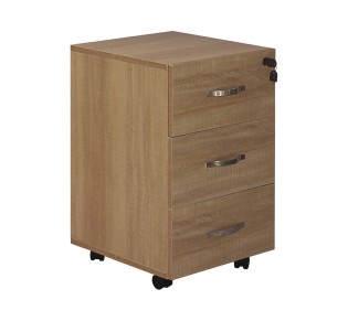 UNIT Mobile Pedestal with 3 Drawers 38x42x63cm Sonoma 2