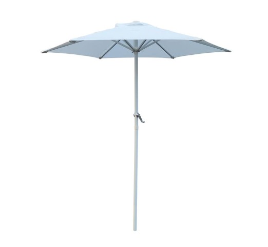 UMBRELLA D.200cm Alu White/Fabric White (w/o flaps)