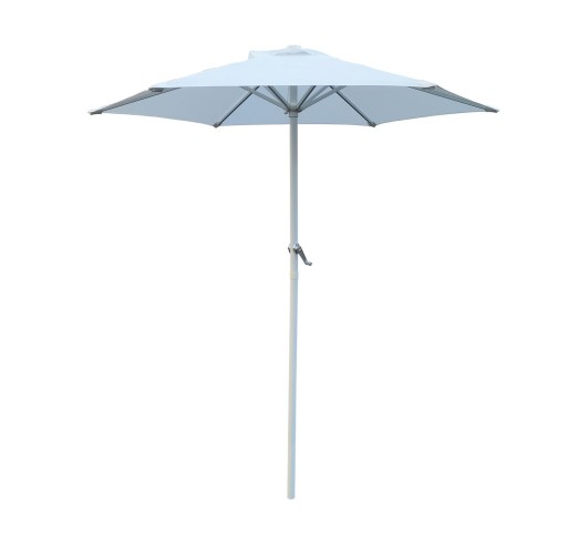 UMBRELLA D.200cm Alu White/Fabric White (w/o flaps)