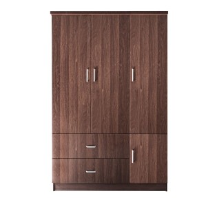 CLOSET Wardrobe 120x50x180cm Walnut