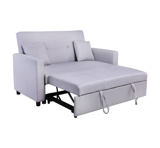 IMOLA Sofa 2-Seater - Bed Light Grey Fabric