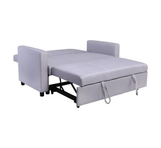 IMOLA Sofa 2-Seater - Bed Light Grey Fabric