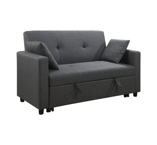 IMOLA Sofa 2-Seater Bed / Fabric Dark Grey