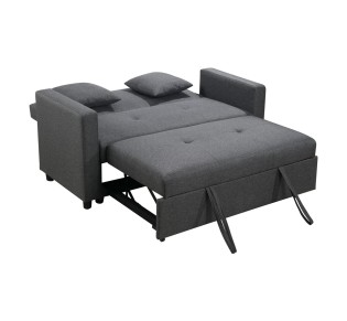 IMOLA Sofa 2-Seater Bed / Fabric Dark Grey