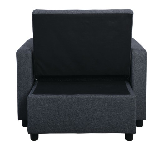 IMOLA Armchair-Bed Dark Grey Fabric