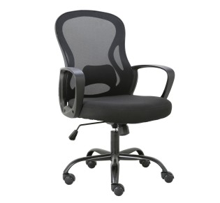 BF2011 Office Armchair Black Mesh (PP black) 2