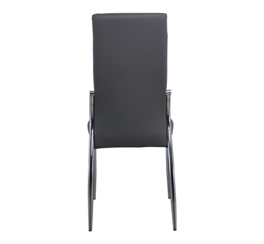 FRESH Chair K/D Chromed Frame/Grey Pvc