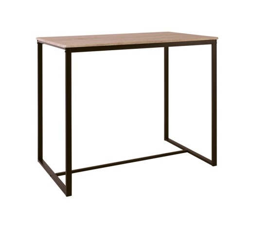 HENRY BAR Table 100x60cm Metal D.Brown/Sonoma