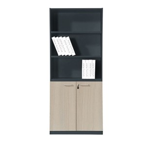 PROGRESS Bookcase / Elm - Sky Grey