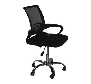 BF2101-F (without relax) Office Chair Chrome/Black Mesh (1pc)